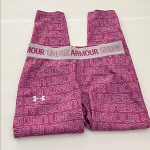 Under Armour Kids Purple Leggings
